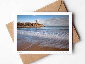 Postal Playa de San Lorenzo