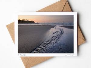Postal Playa de Barayo, Fluir