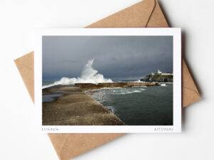 Postal Marejada en Luarca
