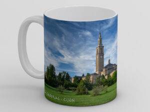 Taza de Cerámica, con fotografía de la Universidad Laboral, en Gijón